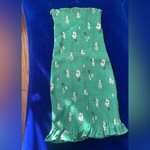 Floral Green Reformation Dress size XS